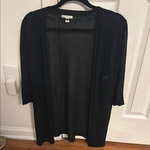 Cato Black Sheer Cardigan Sweater